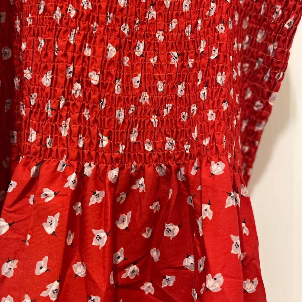 SLEEVELESS RUFFLE TOP FLORAL - Picture 2 of 2